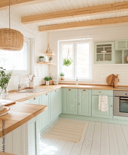 modern kitchen interior