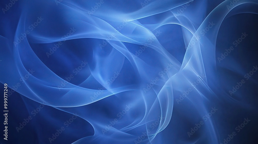 Ethereal Blue Abstract Waves Background Ethereal Blue Abstract Waves Background