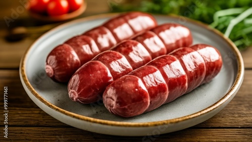  Deliciously grilled sausages ready to serve