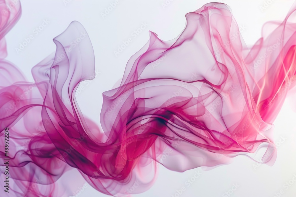 Close-up shot of a pink substance against a white background Close-up shot of a pink substance against a white background