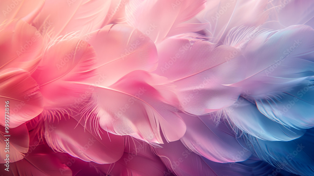 Background of pink feathers close up Background of pink feathers close up