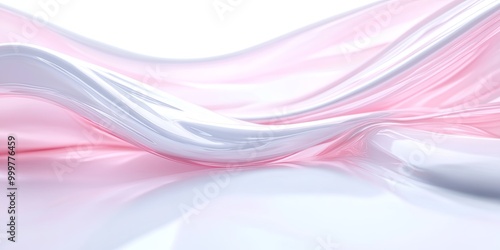 A smooth, flowing wave of s...