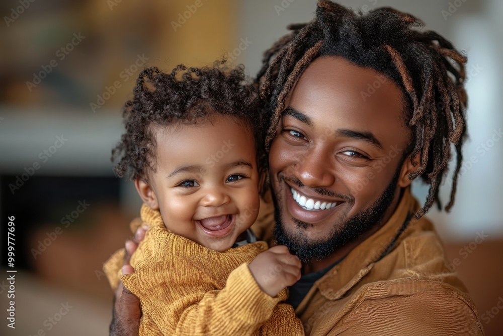 Fototapeta premium Joyful moments between parent and child