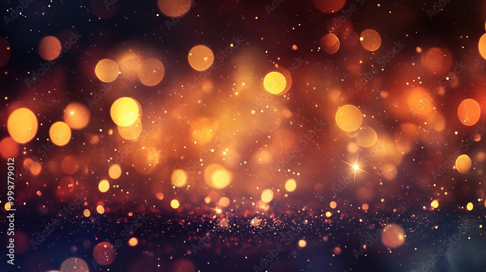 Vibrant Bokeh with Glowing Orbs and Soft Light Vibrant Bokeh with Glowing Orbs and Soft Light