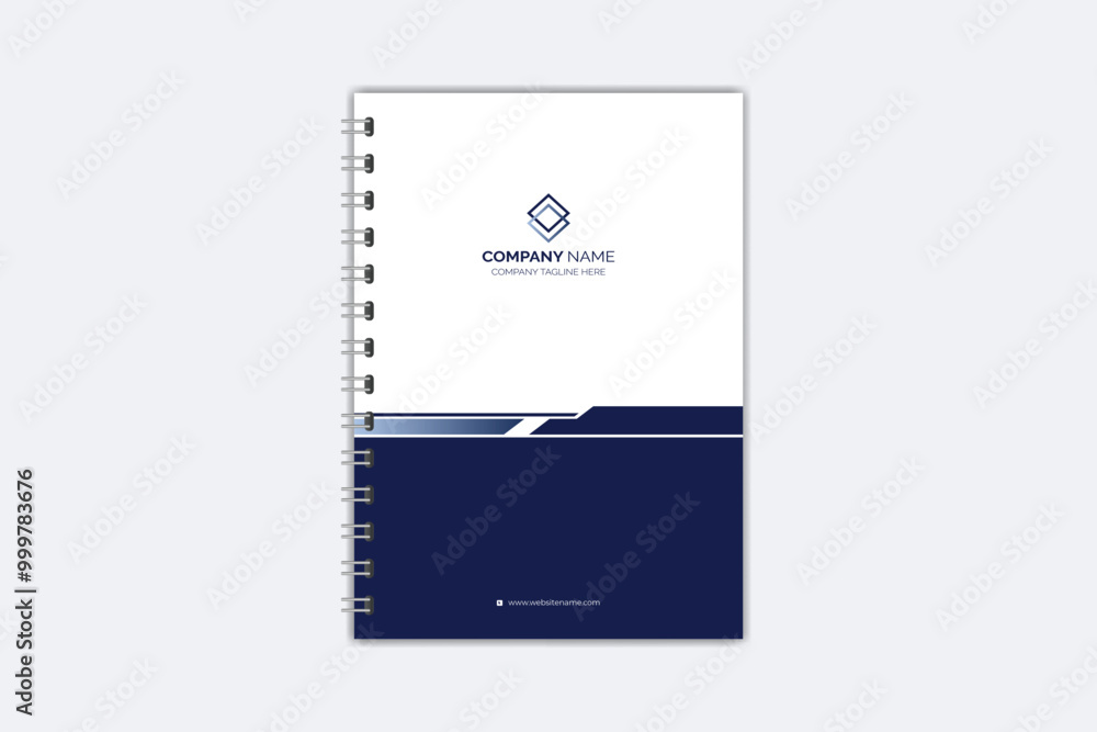 Professional modern creative notebook cover template Professional modern creative notebook cover template
