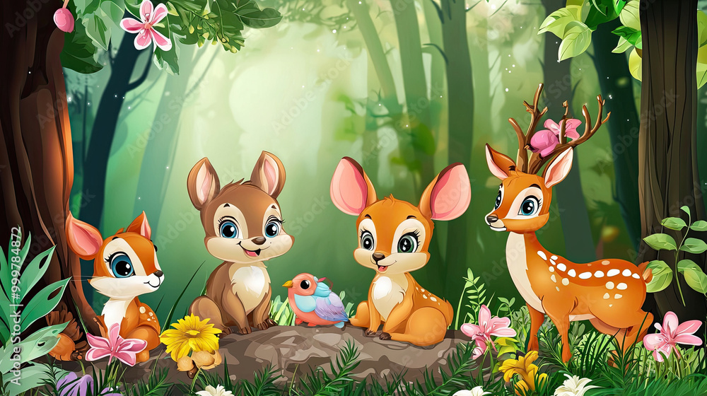 Vector animal background Vector animal background