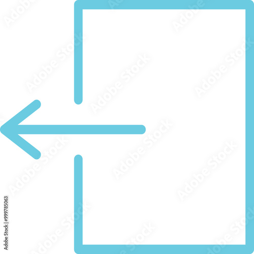 Single isolated icon with outline style icon on white background