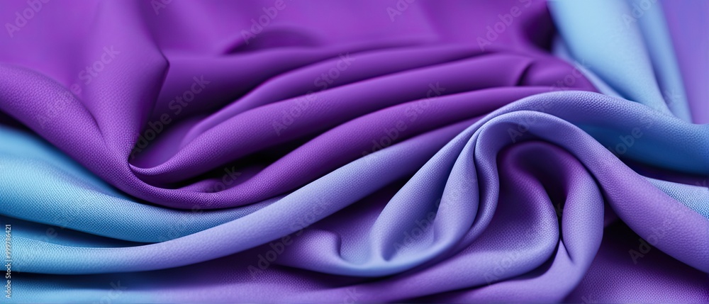 Purple and Blue Fabric Purple and Blue Fabric