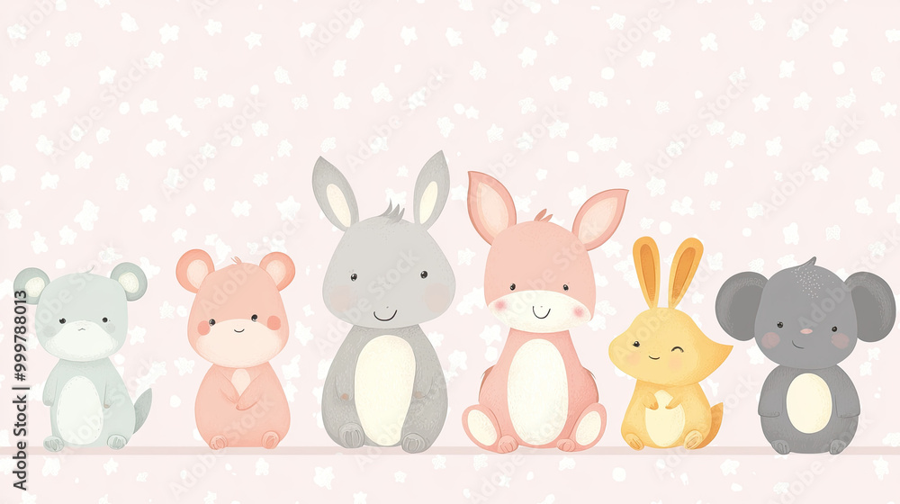 Vector animal background Vector animal background