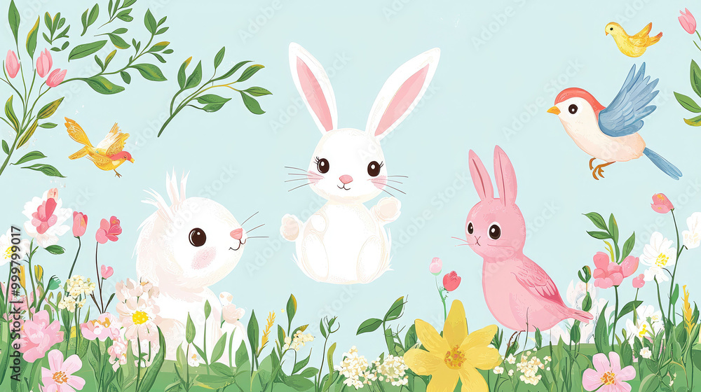 Vector animal background Vector animal background