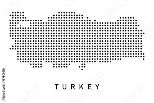 Dotted Map of Turkey 