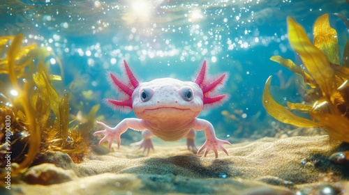 Underwater Axolotl