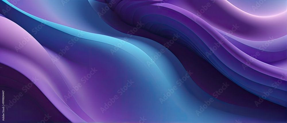 Abstract Purple and Blue Wavy Background Abstract Purple and Blue Wavy Background