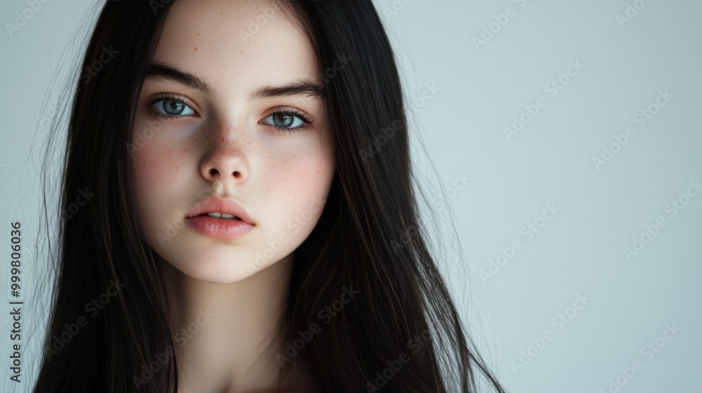 Youthful Beauty with Soft Expression Youthful Beauty with Soft Expression