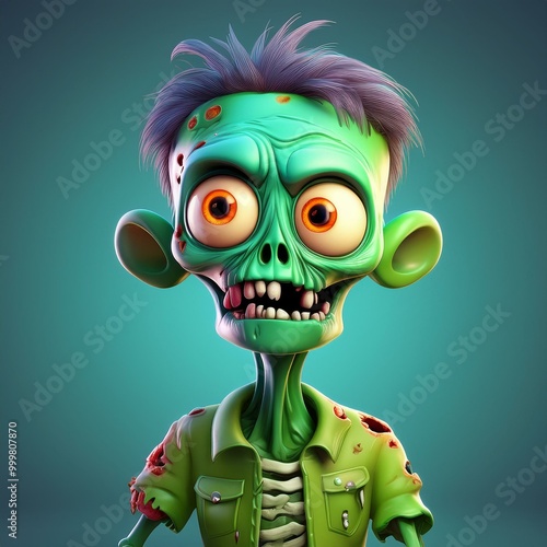 Spooky Cartoon Halloween Zo...