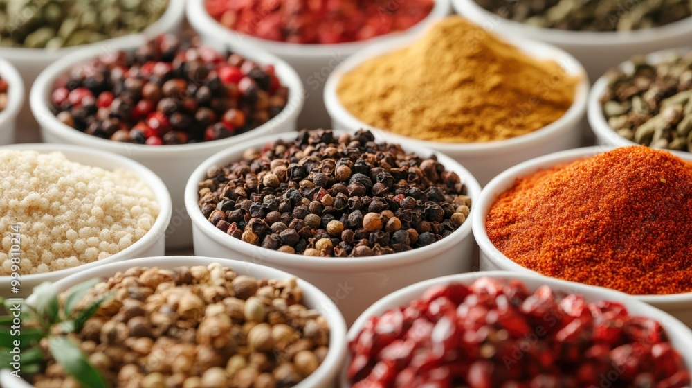 Selection of Aromatic Spices Selection of Aromatic Spices