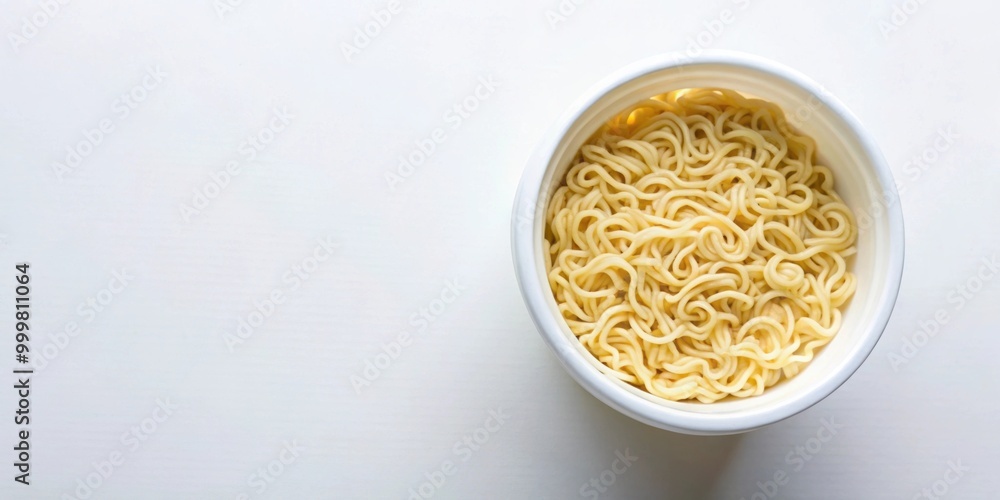 Top view of a boiled instant noodles cup, instant noodles, cup, boiled, background, isolated, top view, food, meal, convenience Top view of a boiled instant noodles cup, instant noodles, cup, boiled, background, isolated, top view, food, meal, convenience
