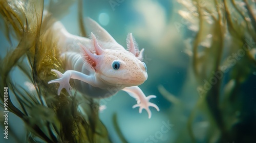 Underwater Axolotl