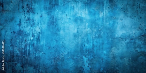 Abstract blue grungy wall , concrete, old, weathered, textured, background, rough, worn, vintage, urban, distressed