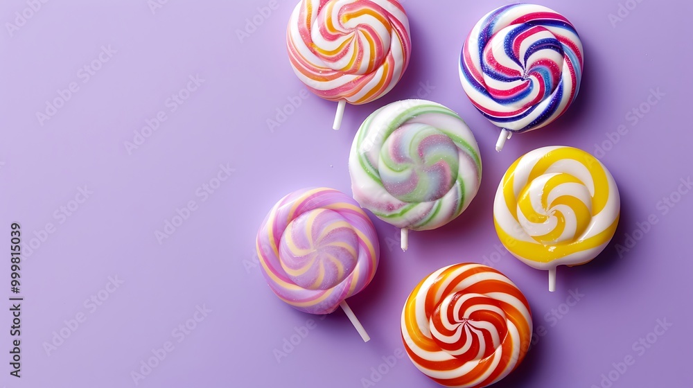 candy isolated on purple background candy isolated on purple background