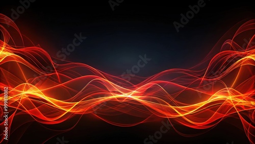 Abstract dark background with fiery red lines , abstract, dark, background, fire, lines, flames, burning, hot, texture
