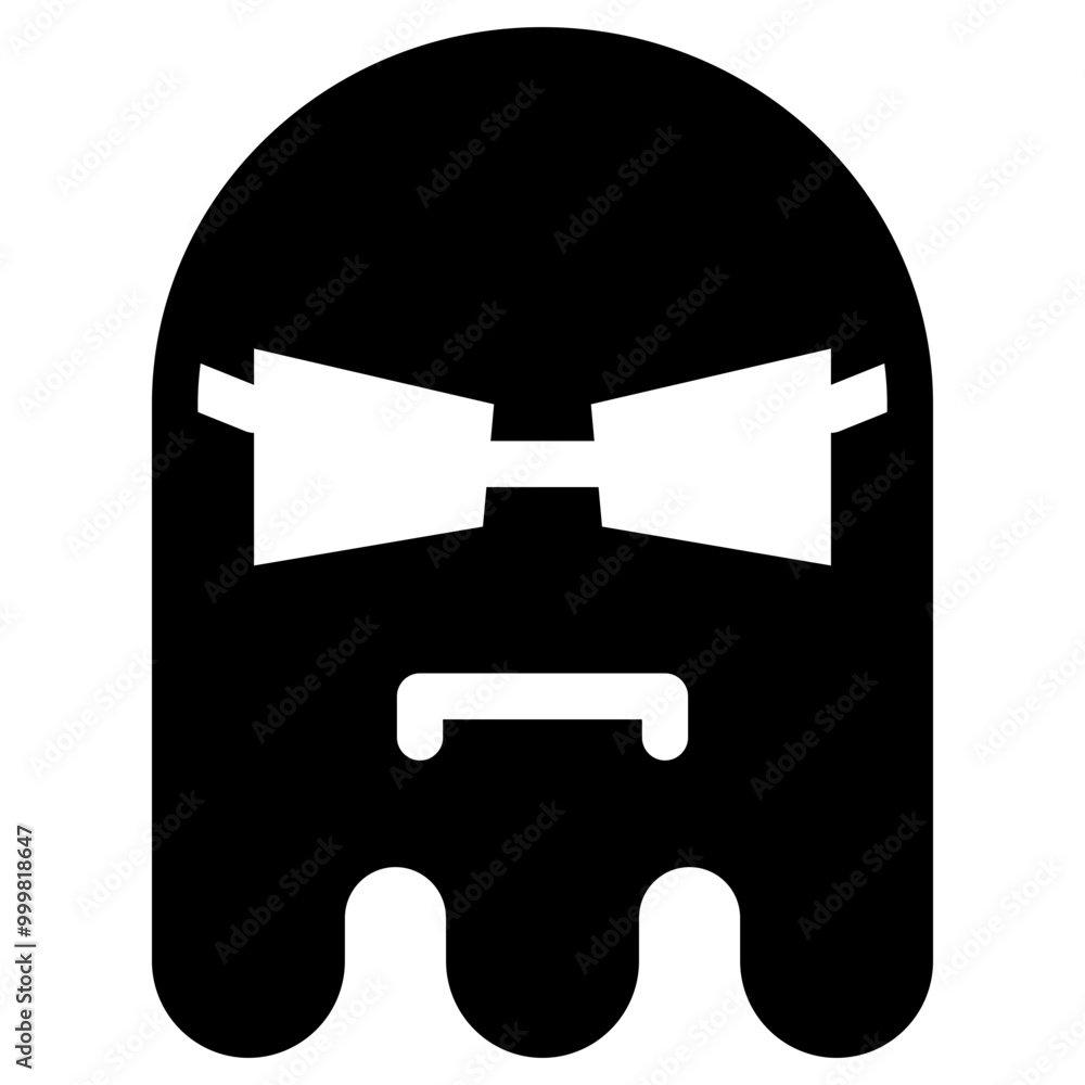 Ghost Emoji Icon. Simple Soul Black Silhouette. Ghost Emoji Icon. Simple Soul Black Silhouette.