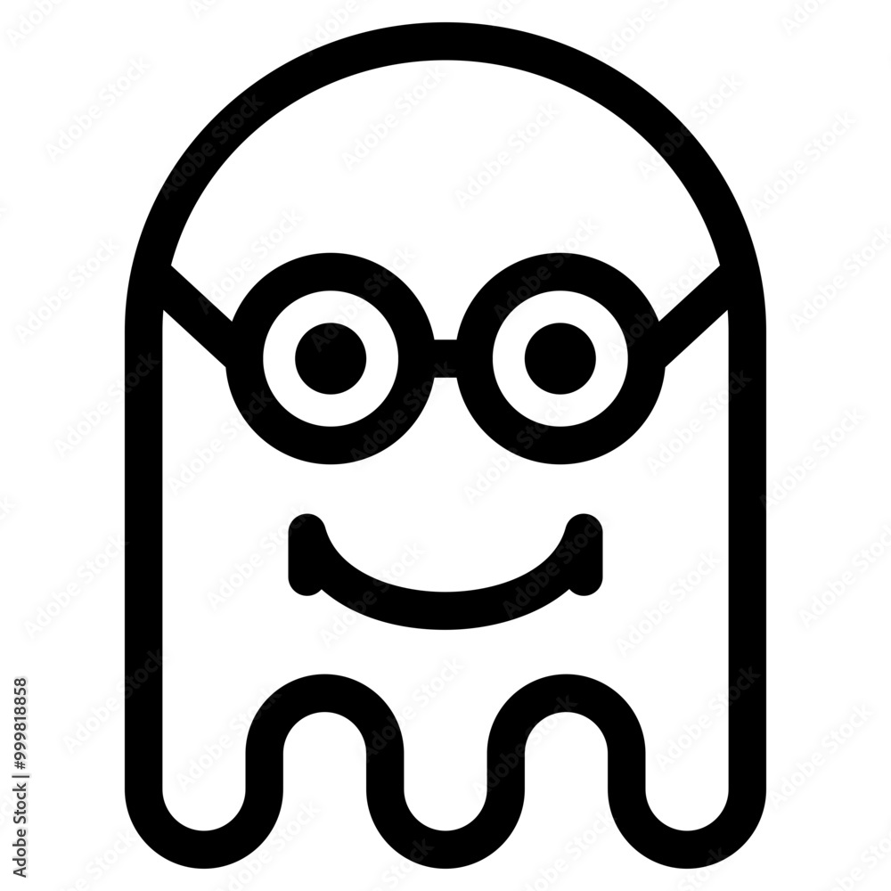 Ghost Emoji Emoticon. Simple Soul Smiley Illustration Vector. Ghost Emoji Emoticon. Simple Soul Smiley Illustration Vector.