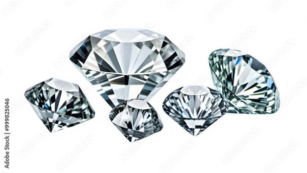 Fototapeta premium raw diamond gem