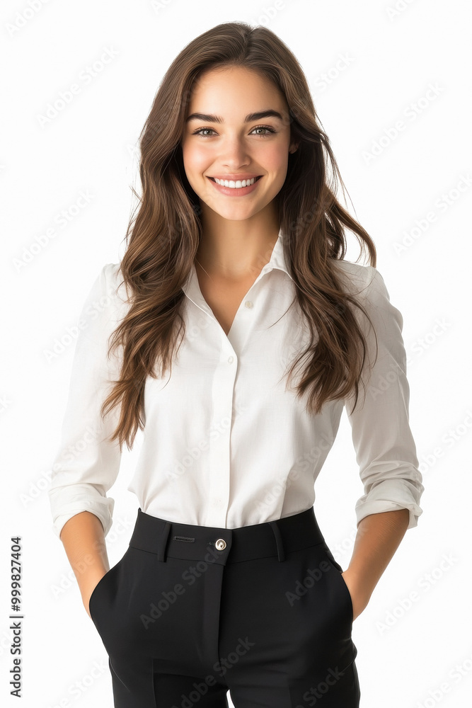 young indian business woman standing confidently young indian business woman standing confidently