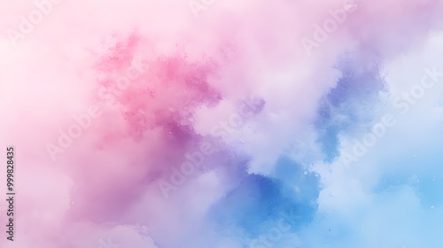 soothing pastel background with gentle gradients of pink, blue, and lavender, creating a dreamy and calming atmosphere