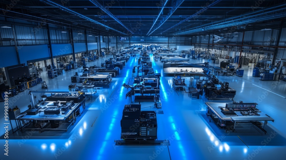 Fototapeta premium High-Tech Manufacturing Facility