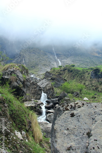 waterfall in the mountain