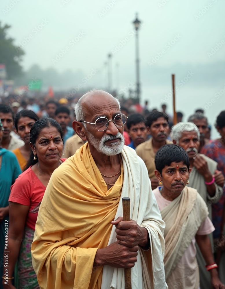 Fototapeta premium Happy Gandhi Jayanti | Mahatma Gandhi Jayanti 
