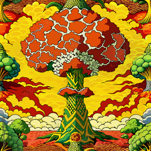A beautiful nuclear explosion tree