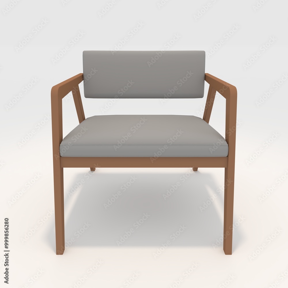 3d render armchair design element. Furniture Collection 3d render armchair design element. Furniture Collection