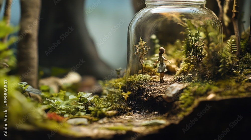 Tiny art installations that include miniature sculptures, detailed dioramas, or small paintings, emphasizing intricate artistry. Tiny art installations that include miniature sculptures, detailed dioramas, or small paintings, emphasizing intricate artistry.