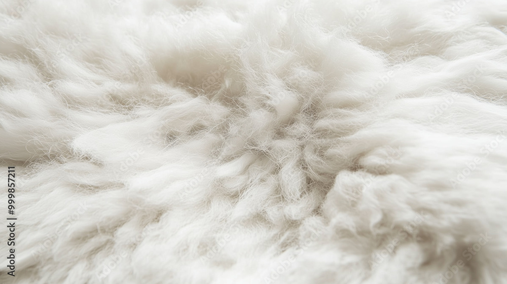 Soft and Fluffy Cotton Fiber Texture Close Up Soft and Fluffy Cotton Fiber Texture Close Up