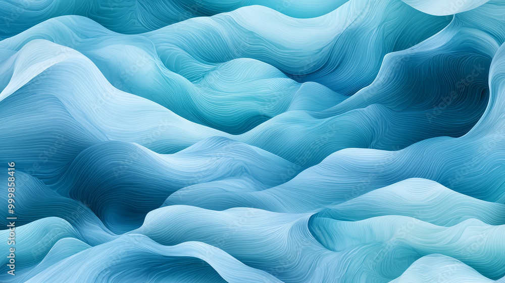 Obraz premium Abstract Waves Pattern in High-Quality Seamless Design