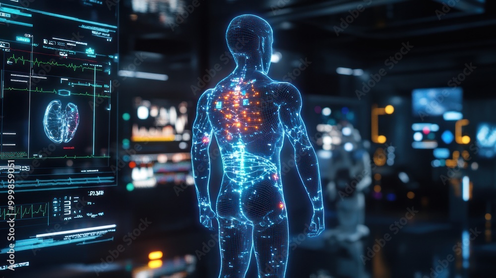 Wireless body area network (WBAN) visual, linking wearables and medical devices to monitor health and transmit data wirelessly. Wireless body area network (WBAN) visual, linking wearables and medical devices to monitor health and transmit data wirelessly.