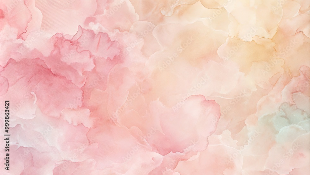 A watercolor splash of pastel pink and yellow blending seamlessly. A watercolor splash of pastel pink and yellow blending seamlessly.