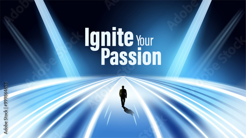 Ignite Your Passion with a Dynamic Futuristic Background and Radiant Light Rays – Vector Illustration