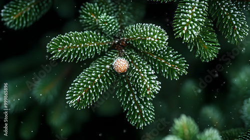 Winter's Embrace: A Close-U...