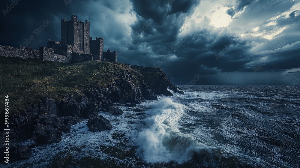 Obraz premium Castle on the Coast