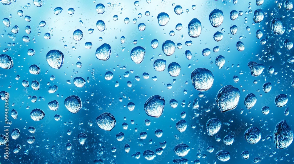 Water droplets on the window Water droplets on the window