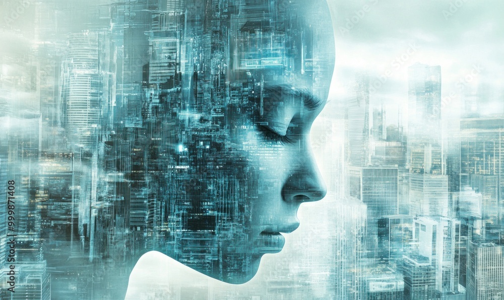 Futuristic Human Tech Integration Futuristic Human Tech Integration