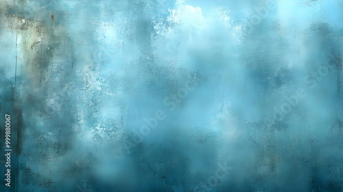 Blue Abstract Background Texture - Grunge Wall Art