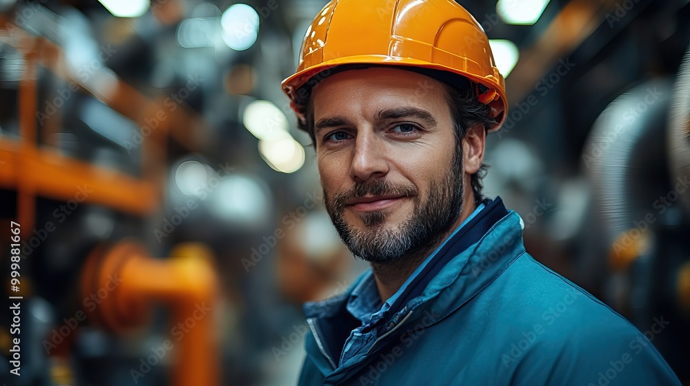 engineering manager doing routine check up in industrial factory engineering manager doing routine check up in industrial factory