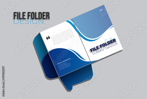 Creative file folder design for business