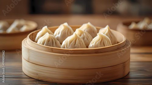 Xiao Long Bao,Xiao Long Bao Chinese food, delicious food ready to eat in a bowl