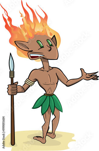 Curupira - entidade do folclore brasileiro - defensor da floresta